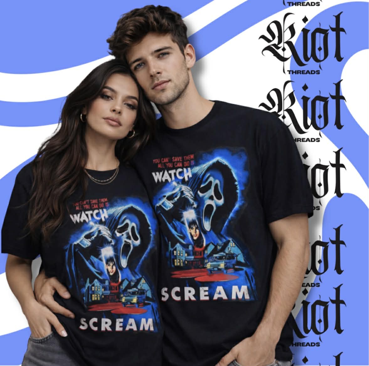 Scream-Inspired T-Shirt — Horror Movie Graphic Tee
