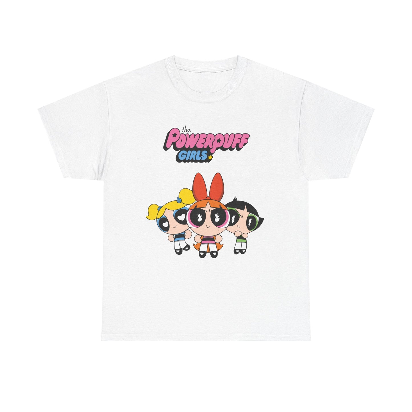Powerpuff Girls T-Shirt — Cute Retro Cartoon Tee (Blossom, Bubbles & Buttercup)