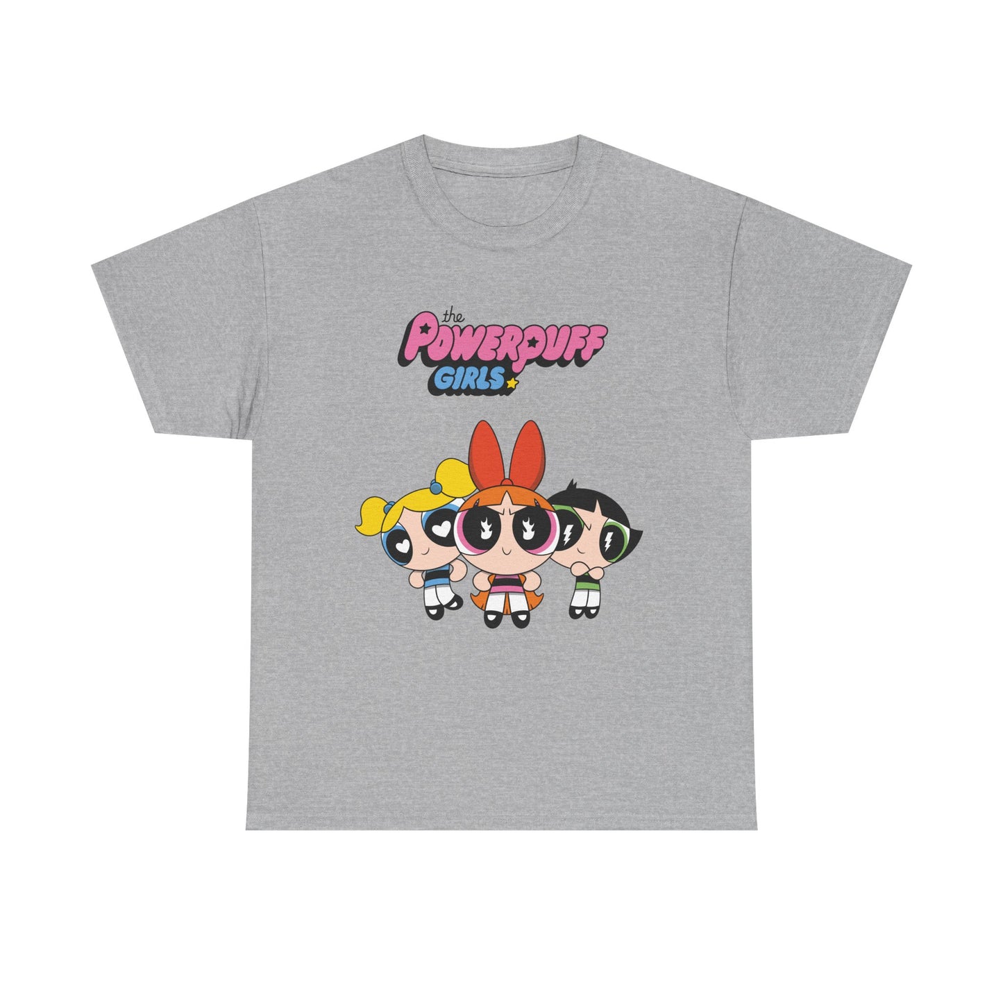 Powerpuff Girls T-Shirt — Cute Retro Cartoon Tee (Blossom, Bubbles & Buttercup)